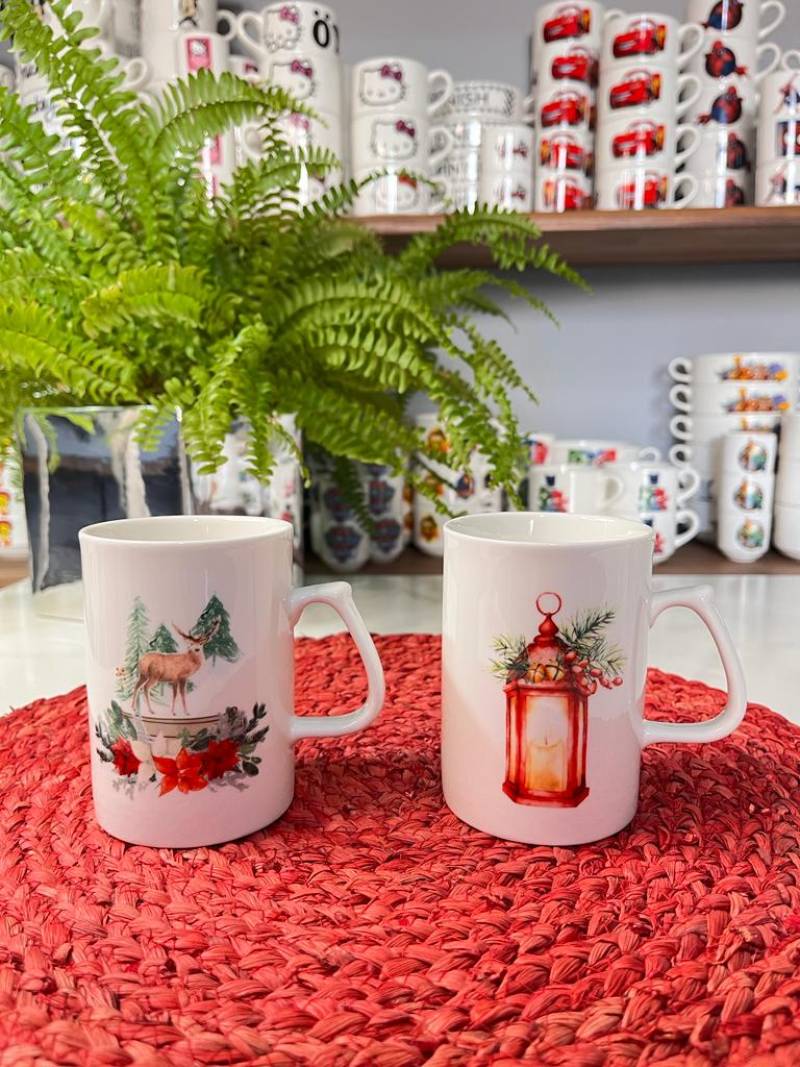 2 KİŞİLİK 250 ML YENİ YIL-3 DESEN KUPA BARDAK